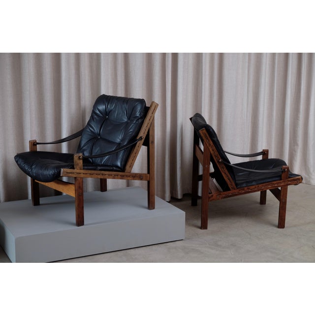 1960s Set of Hunter Easy Chairs by Torbjørn Afdal for Bruksbo, 1960s For Sale - Image 5 of 11