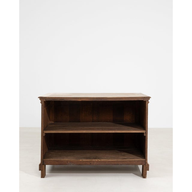 19th Century France Antique White Wood Console Table For Sale - Image 10 of 11