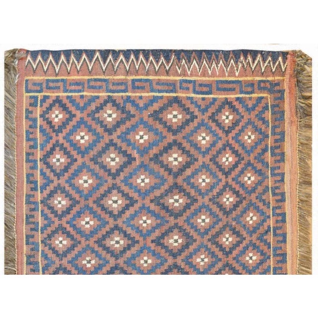 Vintage Baluch Sounak Rug For Sale - Image 4 of 8