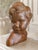 Late 19thC French Brown Earthenware Child Bust - 1 Pc For Sale - Image 10 of 12