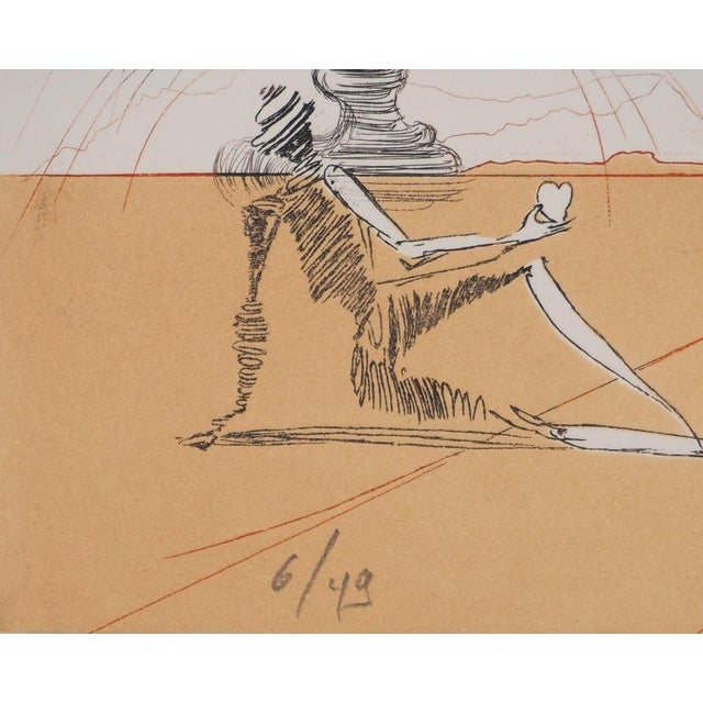 Salvador Dali, Iberian Landscape: Love, Engraving For Sale - Image 3 of 7