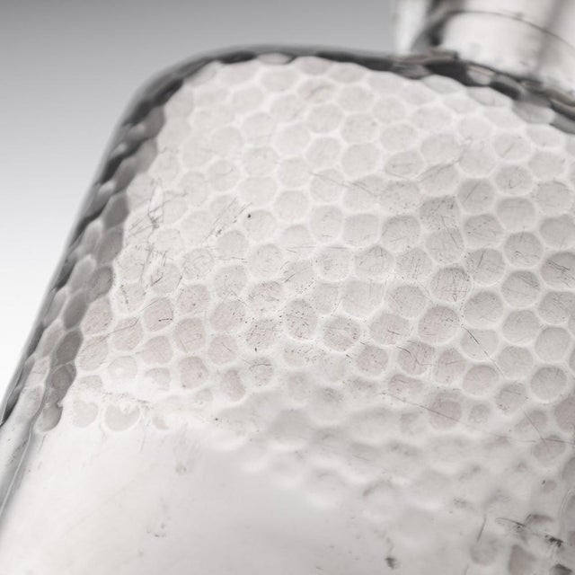 19th Century American Silver Hip Flask from Gorham, 1880s For Sale - Image 4 of 10