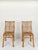 1960s Mid-Century Italian Riviera Style Cane and Rattan Chairs, 1960s, Set of 2 For Sale - Image 5 of 18