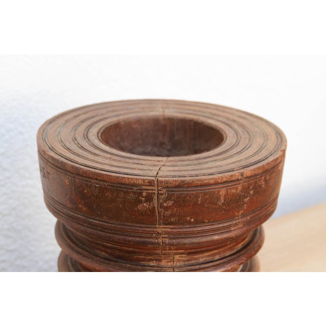 Antique Kitchen Teak Grinder For Sale - Image 4 of 10