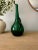 1970's Blenko Decanter Hand Blown Glass - Winslow Anderson - Scarce Chianti Green For Sale - Image 10 of 12