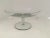 Make your holidays a little more festive with this vintage etched crystal cake stand. Measures 12” x12” x 6.25” high.