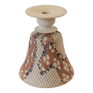 Don McWhorter Studio Pottery Vessel or Vase Featuring Snakeskin Pattern