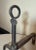 Rare Antique 18th Century Hand Wrought Iron Fireplace Firedogs Black Andirons For Sale - Image 10 of 12
