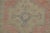 1950s Distressed Vintage Oushak With Soft Geometric Medallion Rug For Sale - Image 5 of 10