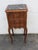 French Early 1900s Hand Carved Tall Narrow Nightstand End Table 6342 For Sale - Image 11 of 13