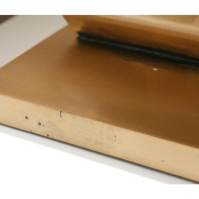 1970s 1970s Giorgio Zennaro Number 14 Large Bronze Abstract Sculpture For Sale - Image 5 of 6