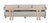 Paradiso Teak Wood Sofa Natural Look - Gray Fabric For Sale - Image 10 of 11