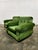 Armchairs upholstered in green velvet, chromed steel frame, in perfect condition, authentic 1970s vintage. Measurements:...