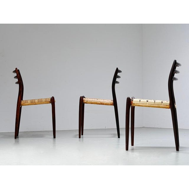 Vintage Danish Chairs in Wood by Niels Otto Møller, 1960s, Set of 6 For Sale - Image 15 of 16