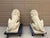 Monumental Neoclassical Cast Stone Garden Lions, a Pair For Sale - Image 13 of 15