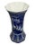 Blue Large Vintage Hand-Painted Trumpet Vase by W.G. Andringa for Royal Delft, 1977 For Sale - Image 8 of 17