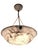 Early 20th Century Hand Carved French White+ Grey Alabaster W/Carved Detail, Alabaster Canopy +Cord For Sale - Image 16 of 16