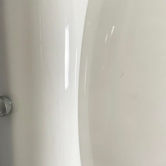 Italian Modern Wall Lamps in White Plastic from L. & G. Pancaldi, 1980s, Set of 9 For Sale - Image 15 of 17