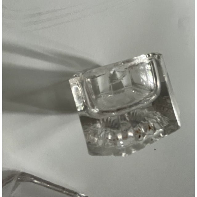 Transparent Late 19th Century Master Salt Cellars- a Pair For Sale - Image 8 of 9