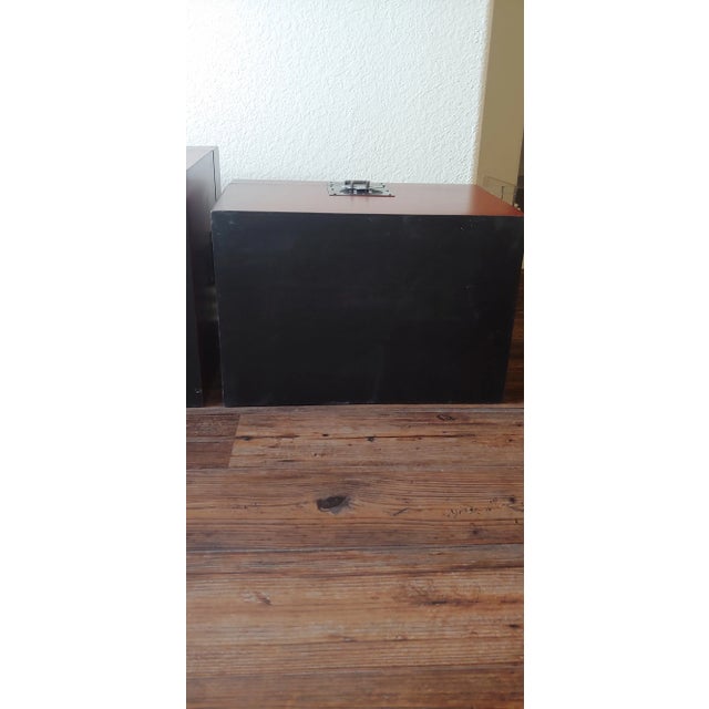 Asian Wood Storage Boxes Stacking Boxes - Set of 2 For Sale In Houston - Image 6 of 7