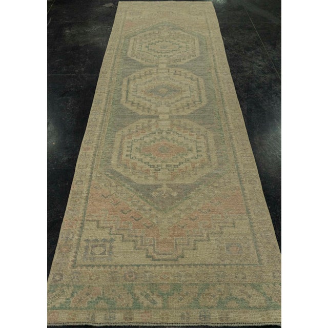Turkish Oushak Rug 3' x 10'1" #20236 Explore a curated collection of hallway runners, wool rugs, and handmade masterpieces...