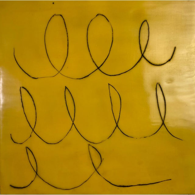 Wood Encaustic Collage Installation by Gina Cochran - "Allies and Alibies" - 16 Panels For Sale - Image 7 of 18