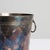 French Mid 20th Century France Teal Silver Ice Bucket For Sale - Image 3 of 15