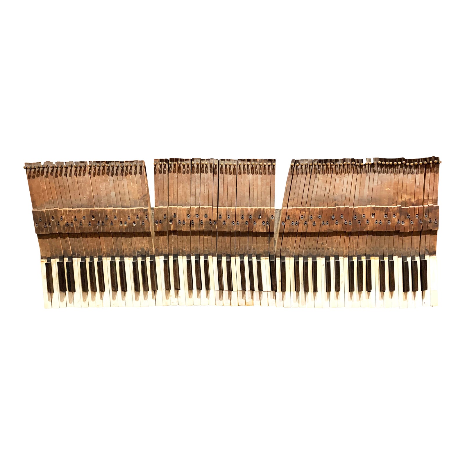 1920s Antique Piano Keys Mounted Wall Decor Chairish