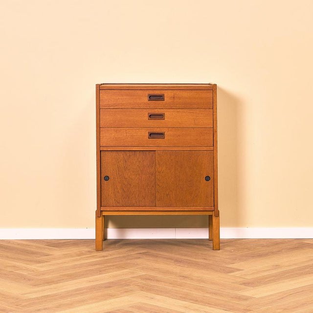 Swedish Chest of Drawers in Teak from Polyform, 1950 For Sale - Image 11 of 11