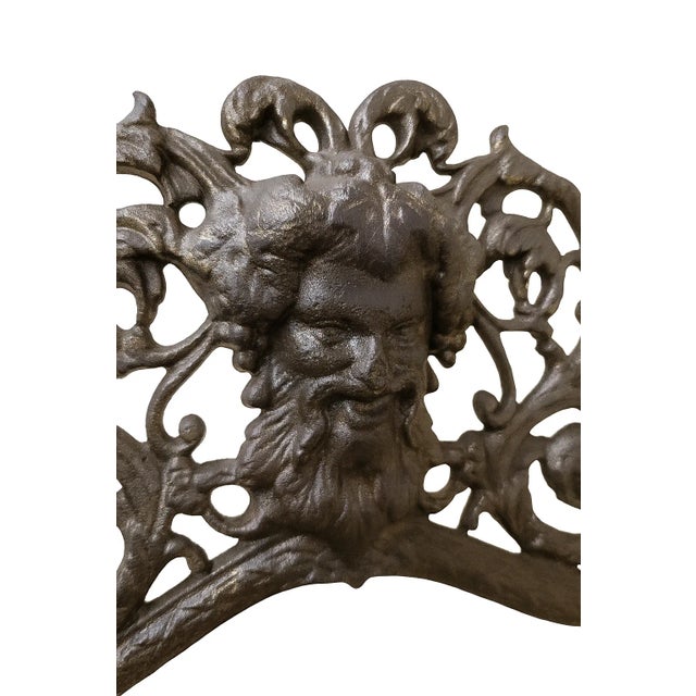 Pair of Antique Victorian Bacchus Mirrors — Ornate Brass Wall & Dresser Set — B&h / p.e. Guerin Style For Sale - Image 10 of 14