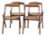 1950s Set of Four Italian Mid Century Dining Chairs For Sale