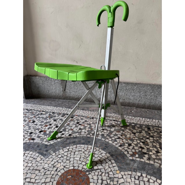 Umbrella Chair in Green by Gaetano Pesce for Zero Disegno, 1980s For Sale - Image 7 of 7