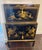 Chinoiserie Black Lacquer Cabinet / Dry Bar With Hand-Painted Gilt Scenes, Mid–Late 20th Century For Sale - Image 12 of 12