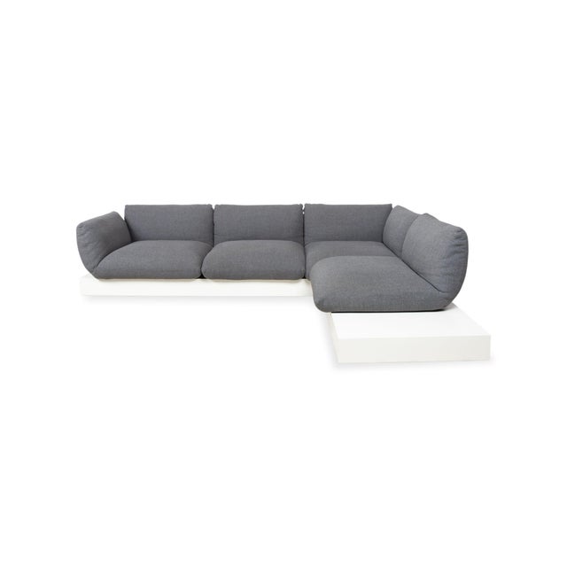 Jalis Corner Sofa in Grey Fabric from COR For Sale - Image 13 of 14