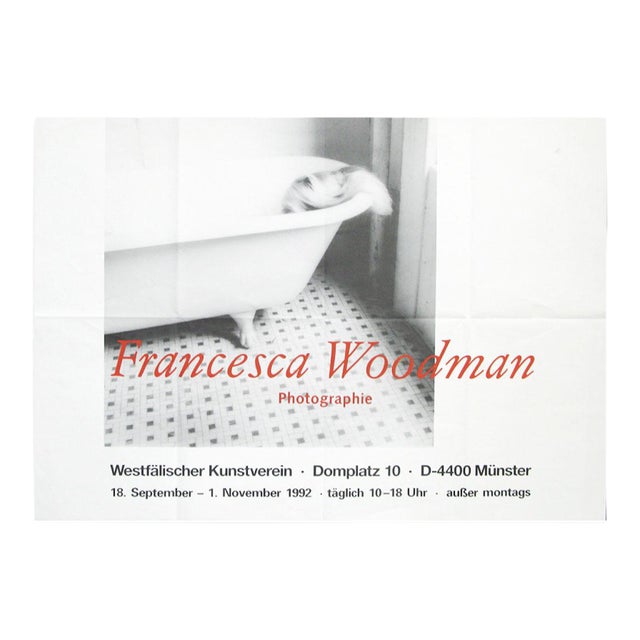 1990s Francesca Woodman Photographie Official Exhibition Poster For Sale