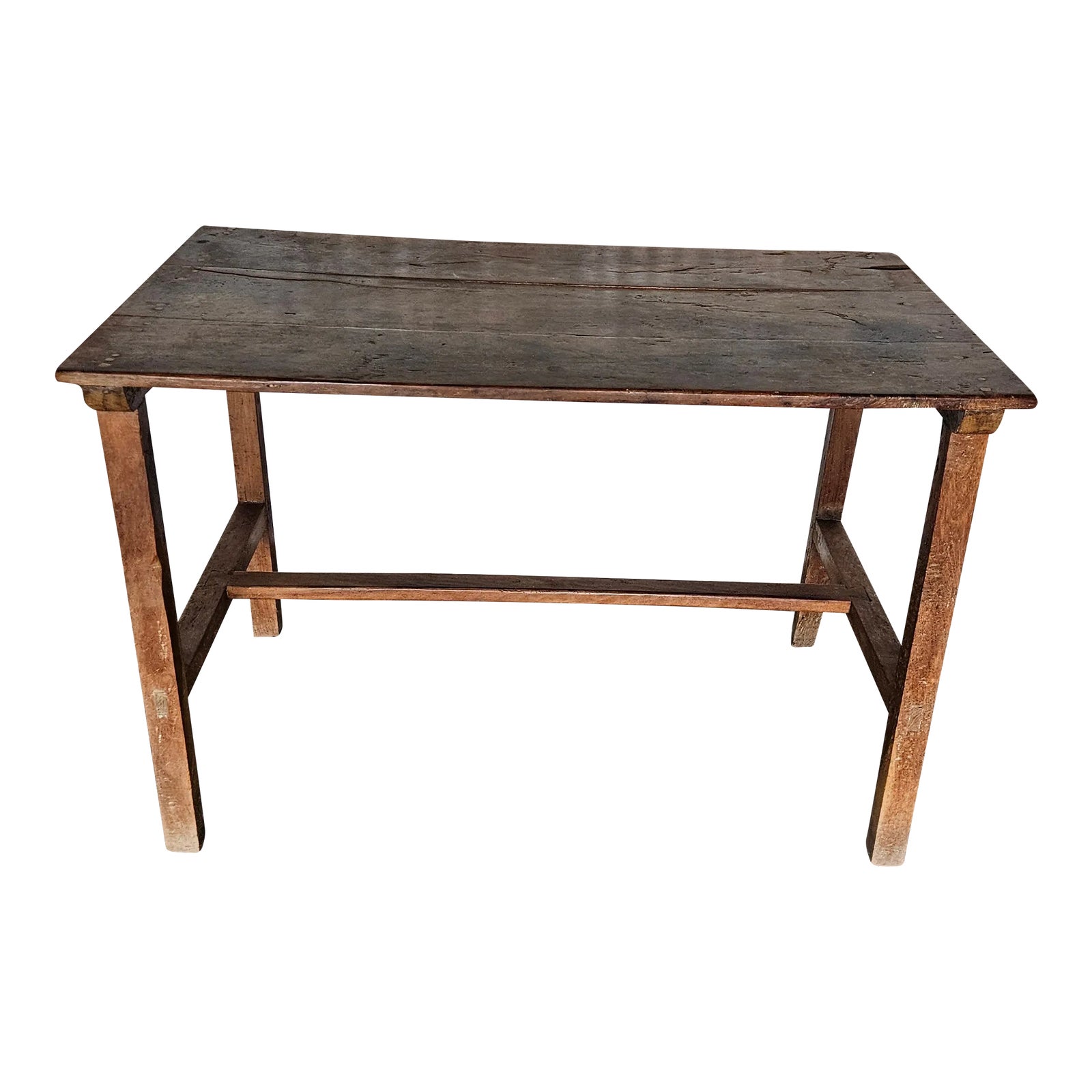 18th C Spanish Walnut Side Tabke | Chairish