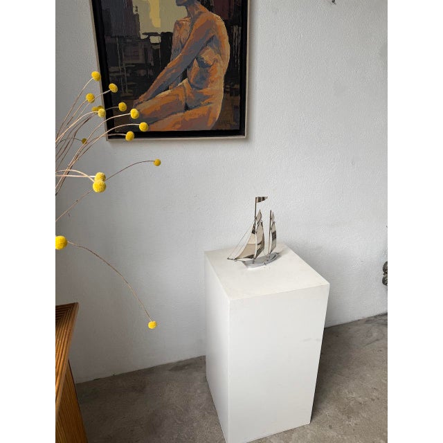 Stainless Steel Boat, 1980s For Sale - Image 9 of 18