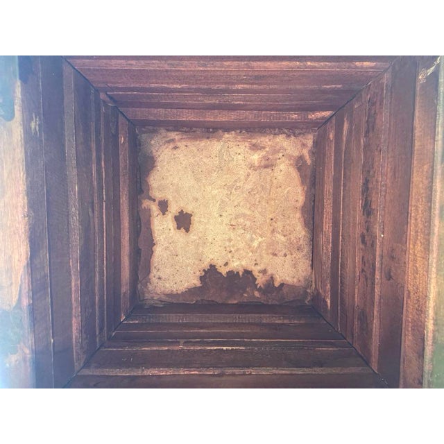 1930s Parlor Plant Stand With Rose Marble Top For Sale - Image 9 of 10