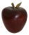 Wood Apple With Solid Brass Stem For Sale