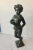 Figurative 19th Century Contenental Bronze Figure of a Torch Bearer For Sale - Image 3 of 13