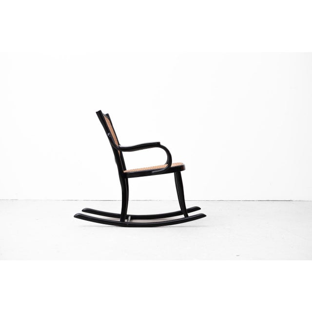 Art Nouveau Children's Rocking Chair by Marcel Kammerer for Gebrüder Thonet, 1910 For Sale - Image 3 of 18