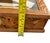 Wood Vintage Burl Wooden Jewelry Box With Key For Sale - Image 7 of 8