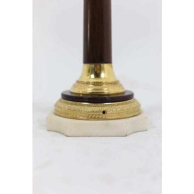 Traditional Small Mirror in Rosewood and Gilt Bronze For Sale - Image 3 of 8