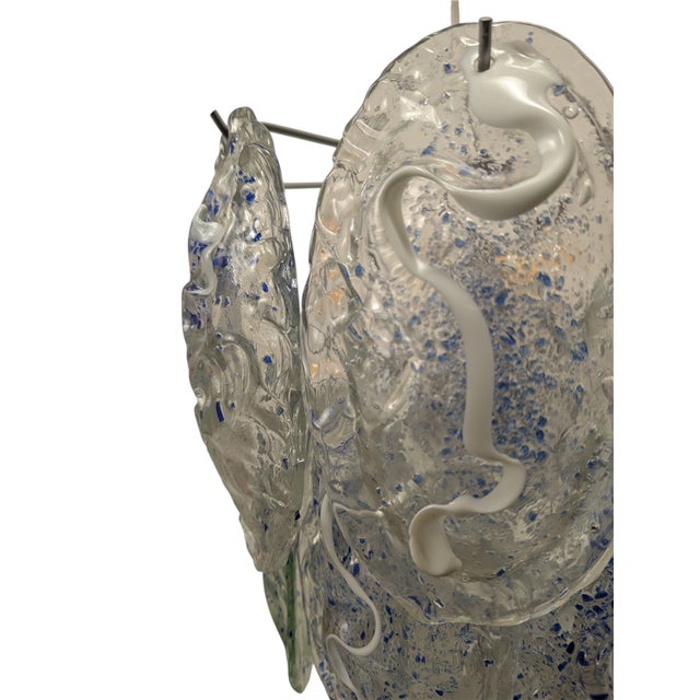 1970s Wall Lamps with Murano Glass Stems, 1970s, Set of 2 For Sale - Image 5 of 10