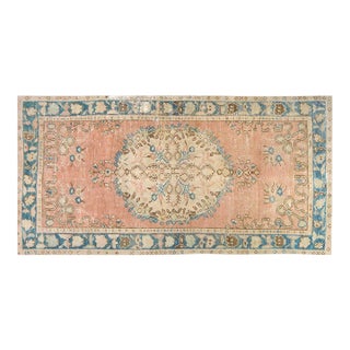 Vintage Turkish Anatolian Hand Knotted Wool Rug, 2'10x5'8 For Sale