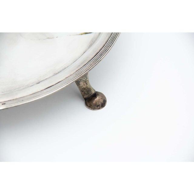 Circular Catchall in Silver, in Very Good conditions. Designed before 1890 This piece has an attribution mark, I am sure...