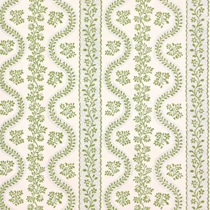 Sister Parish Dolly Wallpaper in Lettuce Green