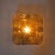 Several Square Amber Glass Flush Mounts, 1960 For Sale - Image 4 of 16