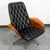 1960s Mid Century Modern Lounge Chair Plycraft Mr Tufted Black Swivel George Mulhauser For Sale - Image 5 of 11