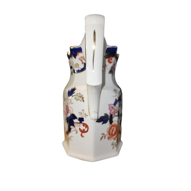 Beautiful vintage Mason's Mandalay pattern small creamer. Mid 20th century backstamp. Note handle shape, circa 1950s,...